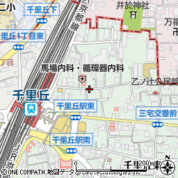 リパークＪＲ千里丘駅東駐車場周辺の地図