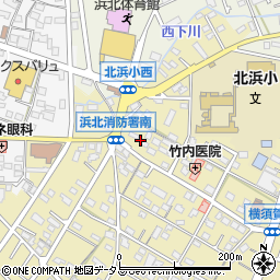 静岡県浜松市浜名区横須賀736周辺の地図