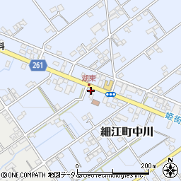 細江湖東簡易郵便局周辺の地図