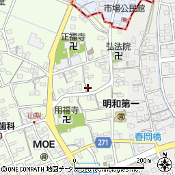 静岡県袋井市上山梨953周辺の地図