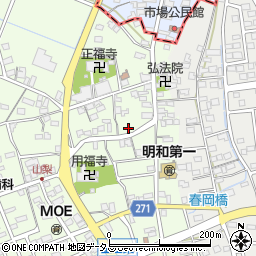 静岡県袋井市上山梨951周辺の地図