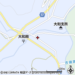岡山県加賀郡吉備中央町西341-4周辺の地図