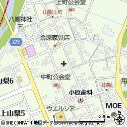 静岡県袋井市上山梨1507周辺の地図