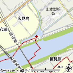 小坂井ポンプ場周辺の地図