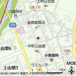 静岡県袋井市上山梨1508周辺の地図