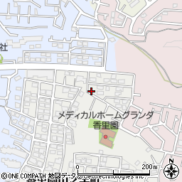 大阪府枚方市香里園山之手町27-15周辺の地図