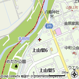 静岡県袋井市上山梨1599周辺の地図