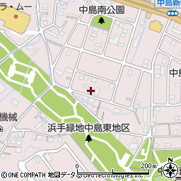 兵庫県姫路市飾磨区中島3081周辺の地図