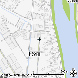 愛知県西尾市一色町松木島上汐田49周辺の地図