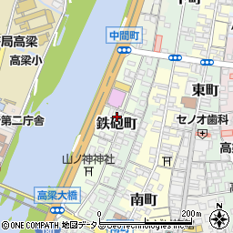 岡山県高梁市鉄砲町16周辺の地図