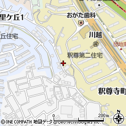 大阪府枚方市釈尊寺町17-8周辺の地図