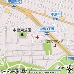 兵庫県姫路市飾磨区中島3丁目66周辺の地図
