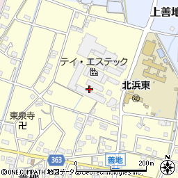 静岡県浜松市浜名区善地288周辺の地図