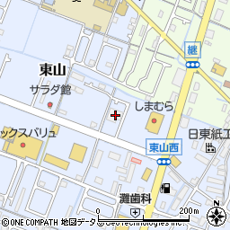 兵庫県姫路市東山25周辺の地図