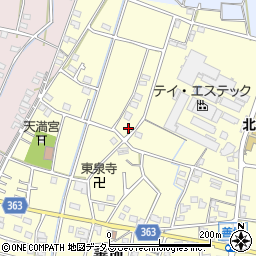 静岡県浜松市浜名区善地23周辺の地図