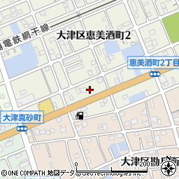 兵庫県姫路市大津区恵美酒町2丁目76周辺の地図