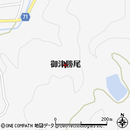 岡山県岡山市北区御津勝尾周辺の地図
