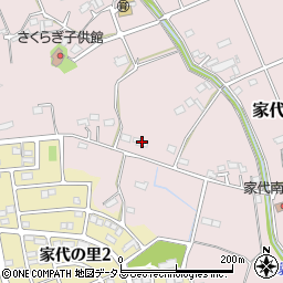 静岡県掛川市家代1888周辺の地図