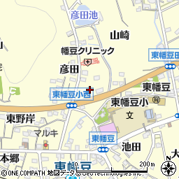 愛知県西尾市東幡豆町周辺の地図