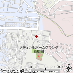 大阪府枚方市香里園山之手町27-21周辺の地図