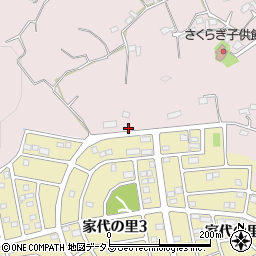 静岡県掛川市家代1976周辺の地図