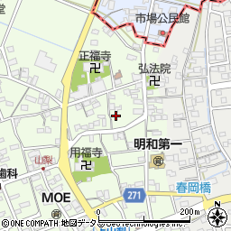 静岡県袋井市上山梨954周辺の地図