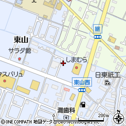 兵庫県姫路市東山23-9周辺の地図