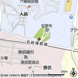 愛知県西尾市西幡豆町講伏周辺の地図
