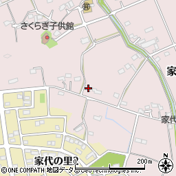 静岡県掛川市家代1902周辺の地図