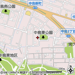 兵庫県姫路市飾磨区中島3丁目100周辺の地図