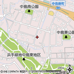 兵庫県姫路市飾磨区中島3072周辺の地図