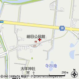 兵庫県三木市志染町細目周辺の地図