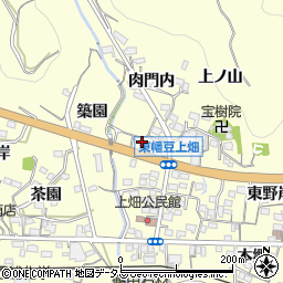 愛知県西尾市東幡豆町鍛治屋畑33周辺の地図