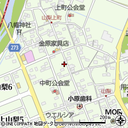 静岡県袋井市上山梨1510周辺の地図