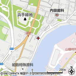 兵庫県姫路市飾磨区須加237周辺の地図