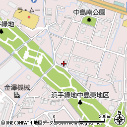 兵庫県姫路市飾磨区中島508-8周辺の地図