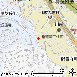 大阪府枚方市釈尊寺町17-10周辺の地図