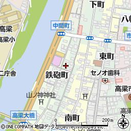 岡山県高梁市鉄砲町94周辺の地図