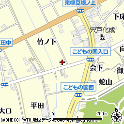 愛知県西尾市東幡豆町向山下62周辺の地図