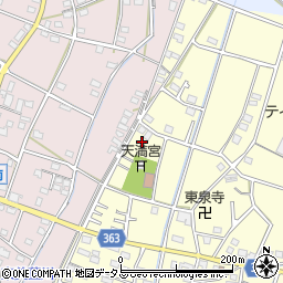 静岡県浜松市浜名区善地5周辺の地図