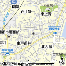 愛知県蒲郡市形原町東上野64-2周辺の地図