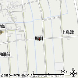 愛知県西尾市吉良町吉田堀割周辺の地図