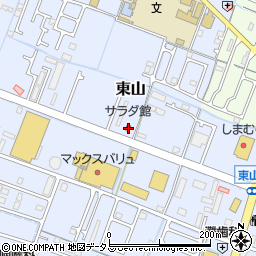 兵庫県姫路市東山179周辺の地図