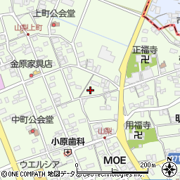 静岡県袋井市上山梨1045周辺の地図