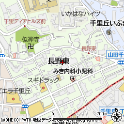 大阪府吹田市長野東12-31周辺の地図