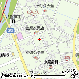 静岡県袋井市上山梨1512-1周辺の地図