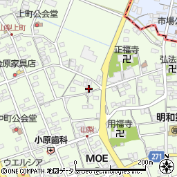 静岡県袋井市上山梨980周辺の地図
