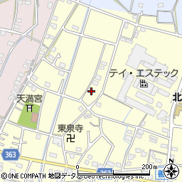 静岡県浜松市浜名区善地28周辺の地図