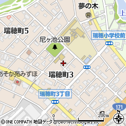兵庫県伊丹市瑞穂町3丁目42周辺の地図