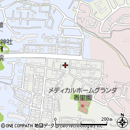 大阪府枚方市香里園山之手町25-1周辺の地図